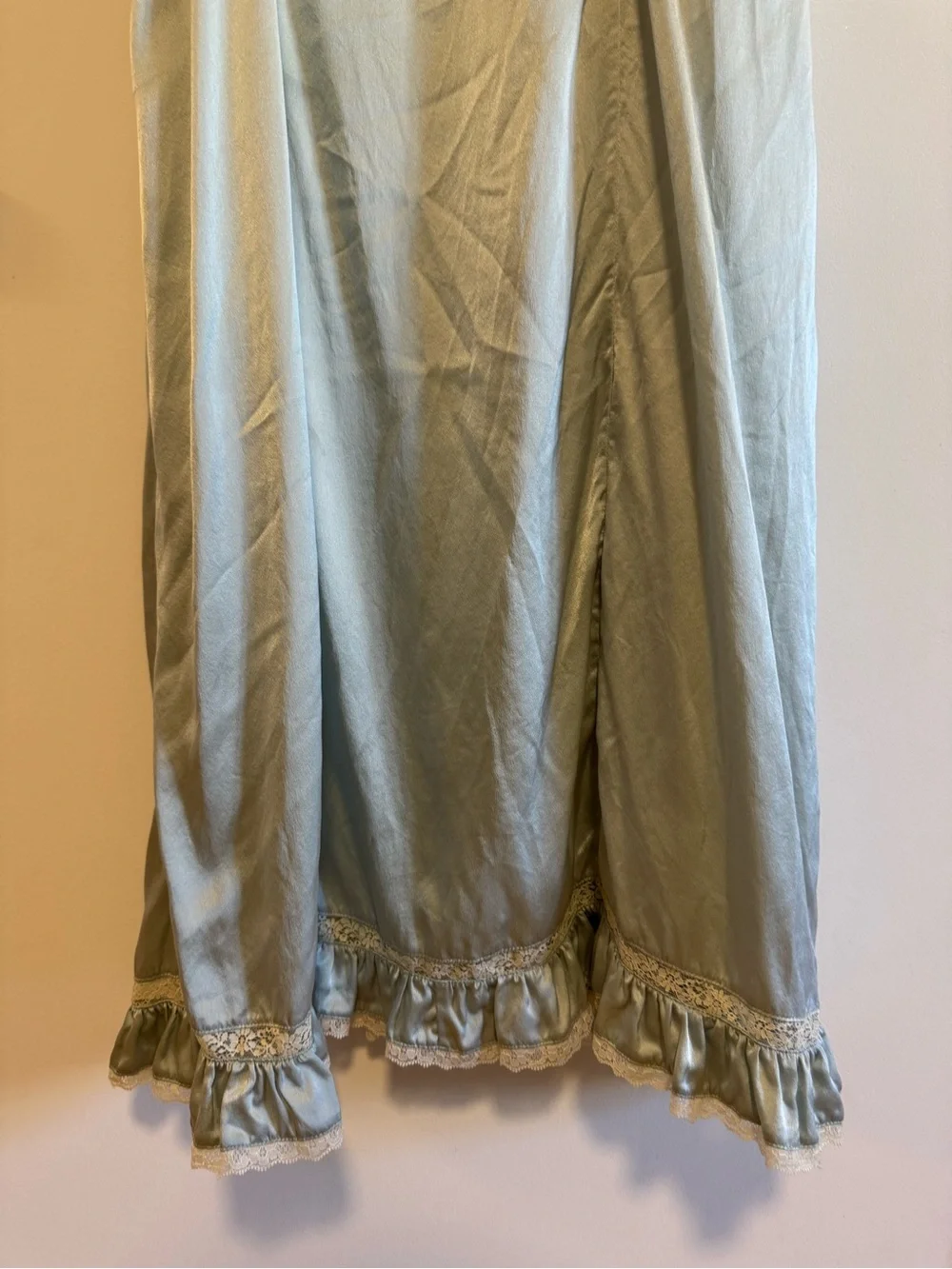 Doen Celano Silk Lace Dress in Light Blue Size Small - Picture 4 of 12